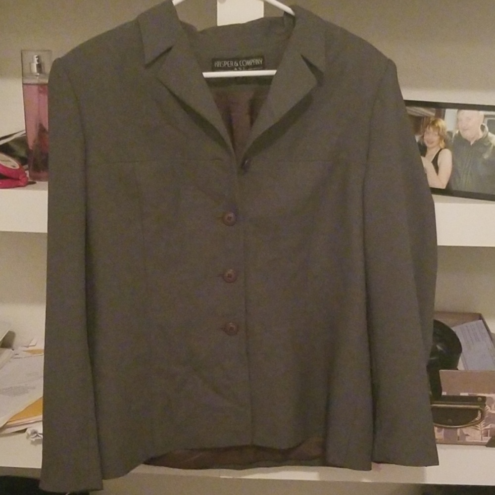 Brown blazer